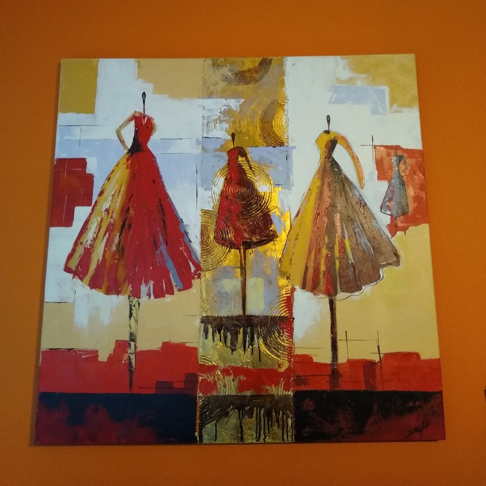 Beautiful Ballerina's Dancing Painting